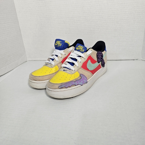 Nike Other - Nike Air Force 1 Low Multi-Color Velcro. -Colorful Nike Air Sneakers